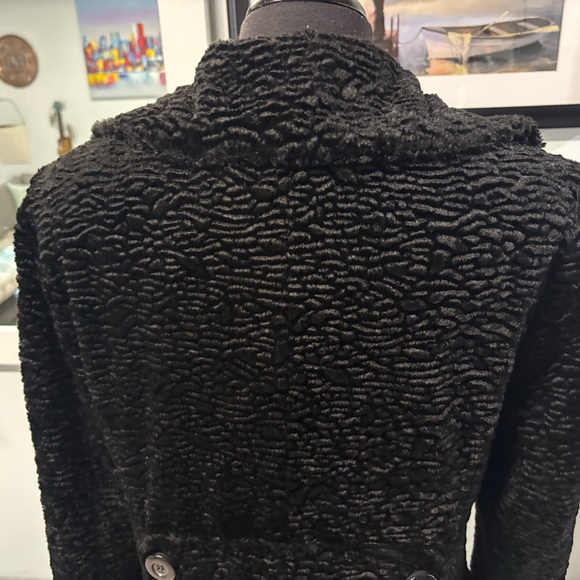 ❤️Vintage 90’s Marvin Richards Faux Persian Lamb Coat-Sz S - Picture 6 of 8
